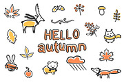 Hello autumn collection, an Animal Illustration by Monstreh (Thumbnail 1 of 6)