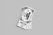 Halloween-Ticket, an Invitation Template by MNT-Creator (Thumbnail 1 of 2)