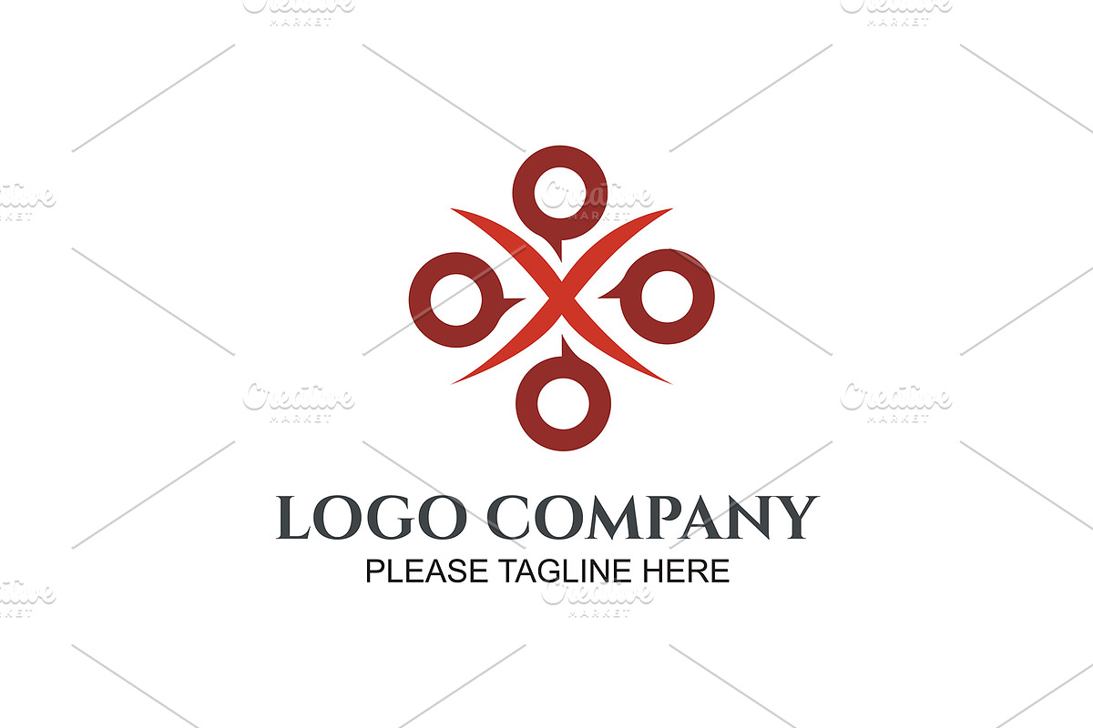 20 Logo Connecting Templates Bundle, a Branding & Logo Template by Friendesigns (Photo 8 of 21)