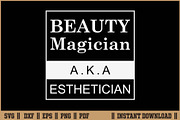 Beauty Magician AKA Esthetician SVG, a Work Illustration by Handy Arts Studio (Thumbnail 1 of 3)