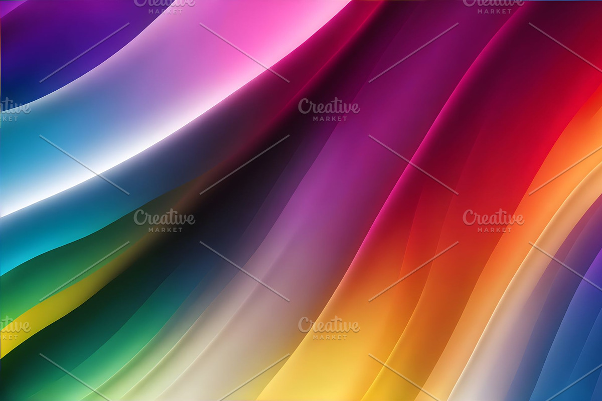 Abstract rainbow wave background, a Background Graphic by Anamul Haque Anik (Photo 1 of 3)
