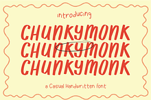Chunkymonk - Casual Handwritten Font