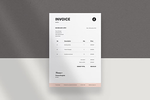 Invoice, Brief And Letterhead Design