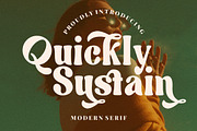 Quickly Sustain Modern Serif, a Serif Font by Creatype Studio (Thumbnail 1 of 9)