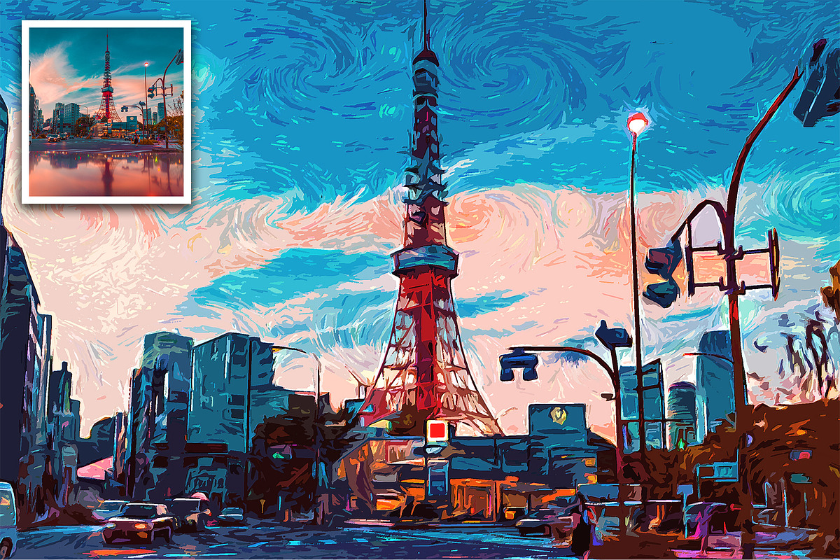 Van Gogh Painting Effect, an Action Add-On by Jacpot007 (Photo 5 of 9)