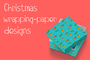 Christmas Doodle Wrapping design