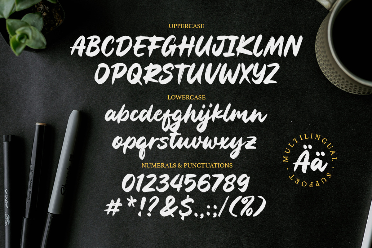 Hadelia Brush, a Handwritten Font by Fargun Studio (Photo 2 of 11)