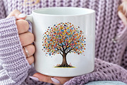 Flower Tree with Birds Butterflies, an Illustration by DreamCafeArt (Thumbnail 5 of 7)