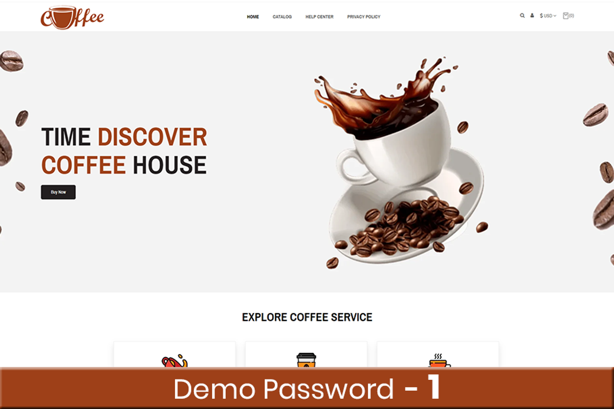 Coffee Drinks Shopify Theme, a Shopify Template by Zthemeset