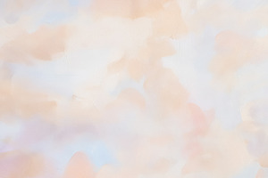 Abstract pastel watercolor painting creating soft ethereal cloud, a Decorative Illustration by Studio ANNA