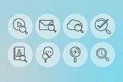 Search And Web Icon Set, a Templates & Theme by studiogstock (Thumbnail 2 of 3)