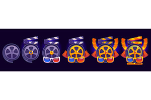 Movie theater or video rating rank, a Decorative Illustration by Vector Tradition