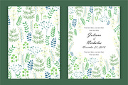Watercolor wedding invitation set, a Card Template by NataLito (Thumbnail 4 of 4)