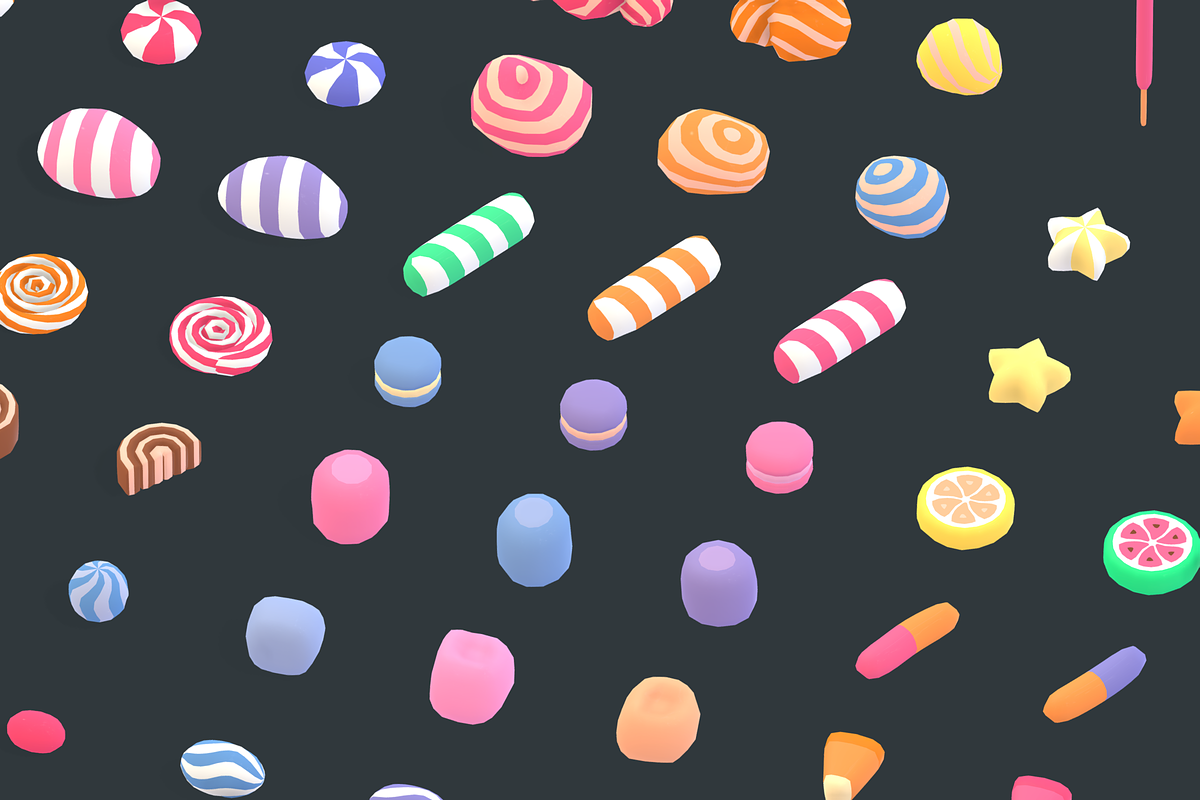 Candy Land - Animation Asset, an Environmental 3D Model by Polydactyl (Photo 16 of 36)