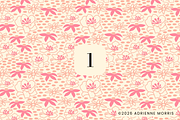 Minimalist Botanical Pattern Bundle, a Pattern Graphic by Adrienne Morris (Thumbnail 3 of 14)