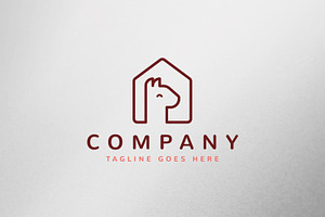 Alpaca House Logo Template
