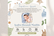 Boho Nursery Baby Shower Canva, an Invitation Template by Blooming Daisy (Thumbnail 4 of 4)