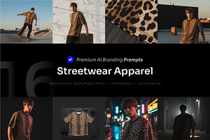 Streetwear Apparel AI Prompt, a Beauty & Fashion Photo by cidcud_graphic