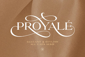 Proyale - Elegant & Stylish Serif