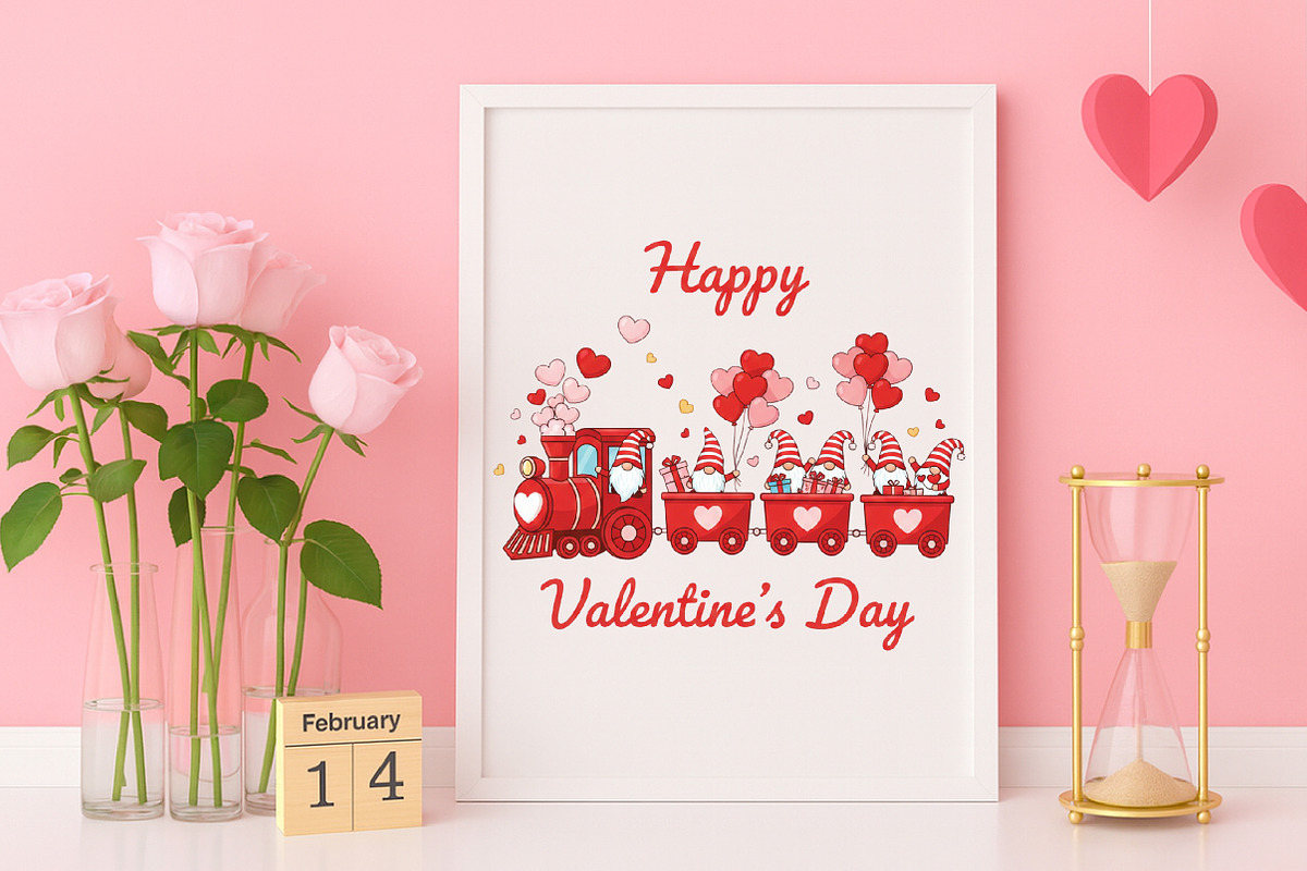 Happy Valentines Day Png, Valentines, an Illustration by Canvas Craft (Photo 6 of 7)