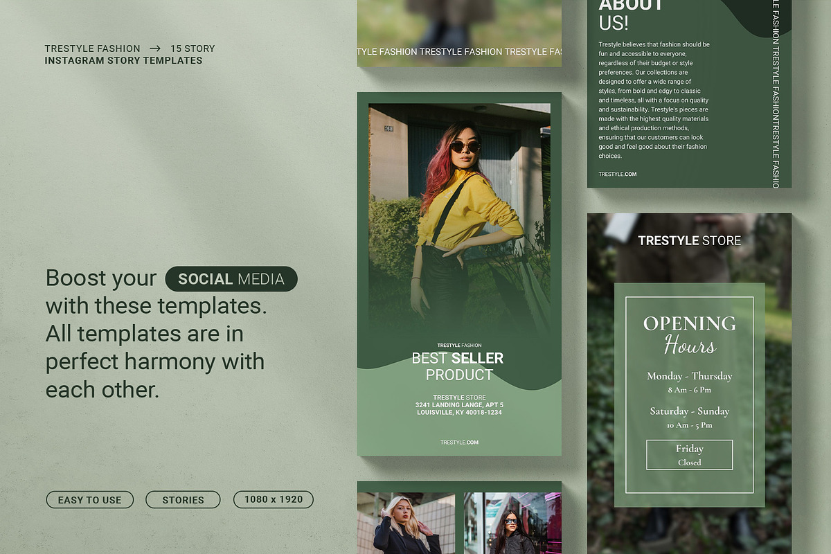 Fashion Canva Instagram Story, a Social Media Template by prajapixels (Photo 2 of 6)