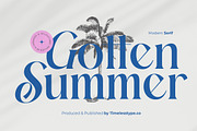Gotten Summer Modern Serif Font, a Script Font by timelesstype.co (Thumbnail 1 of 20)