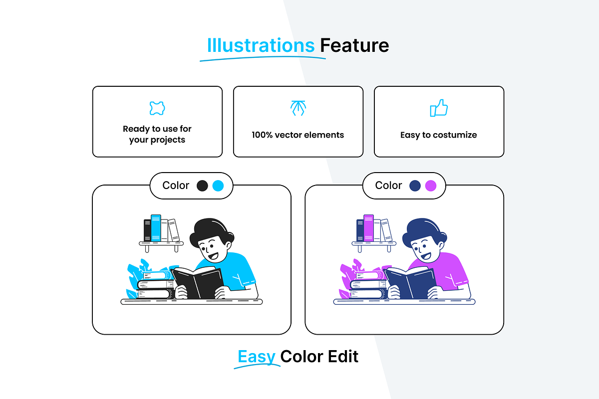 Bob - Learning Illustration Pack, an Education Illustration by Twfoo Studio (Photo 2 of 6)