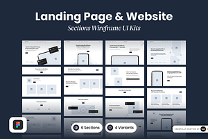 Wireframe Kit Design, an UI Kit Template by SLAB! Design