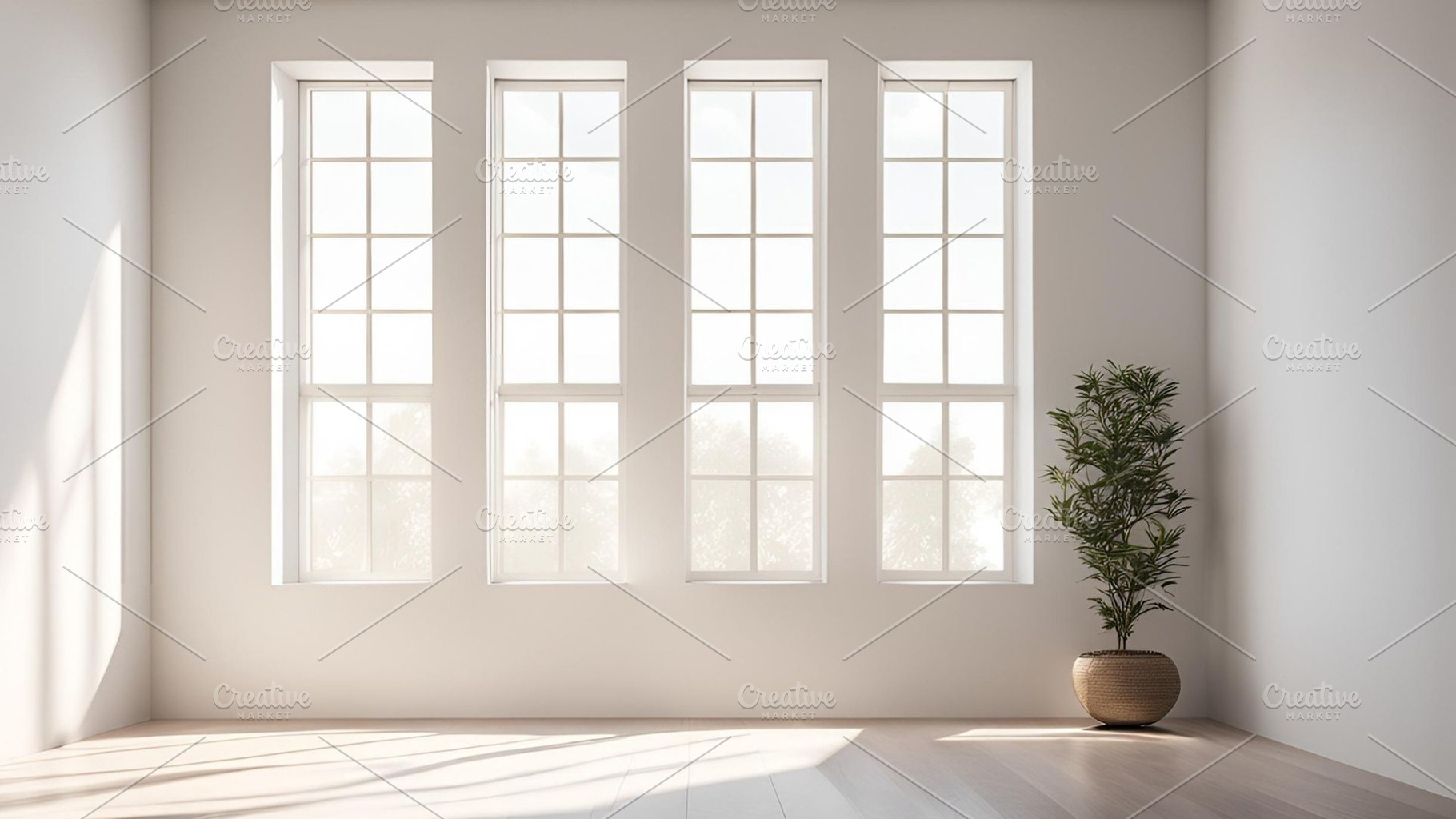Airy bright light entering room, an Architecture Photo by ComfortQ