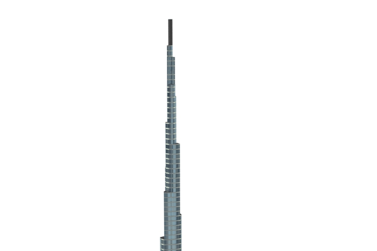 Burj Khalifa, an Architecture 3D Model by AndrewWhite (Photo 6 of 17)