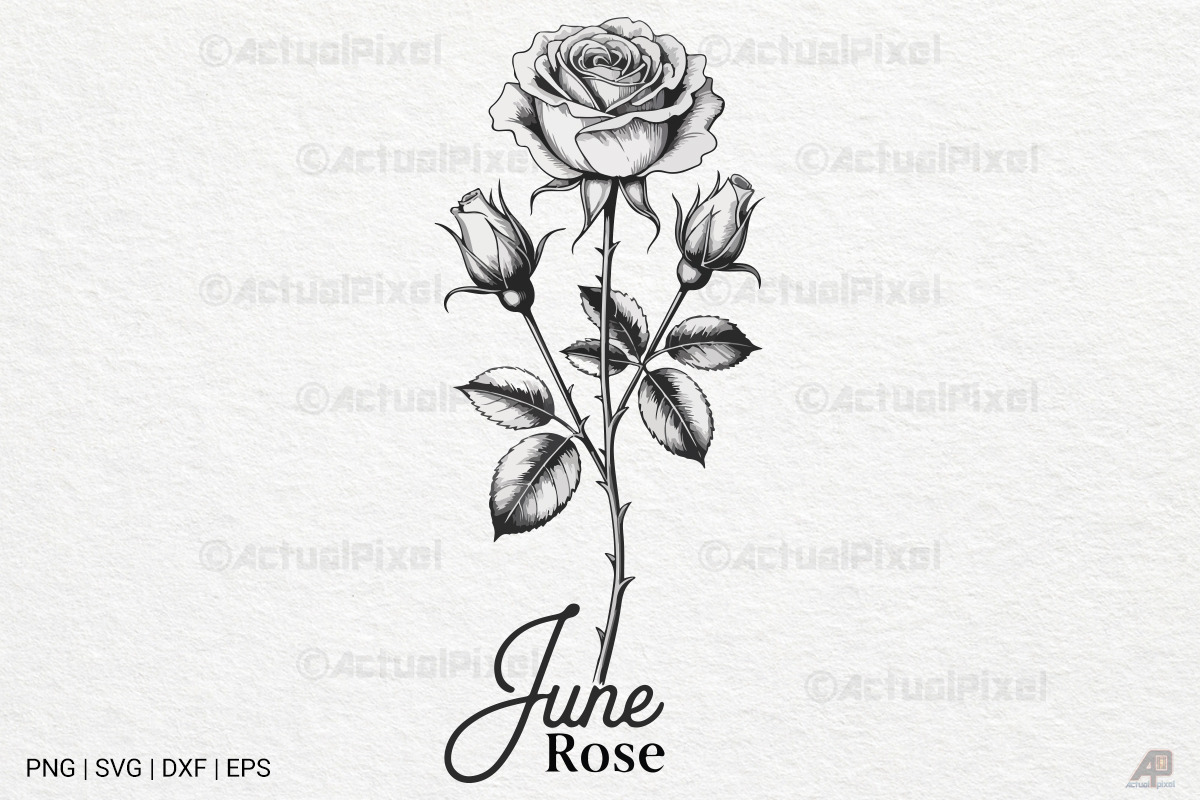 Birth Month Flowers SVG PNG Bundle, an Illustration by Actual Pixel (Photo 18 of 24)