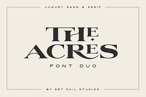 The Acres Font Duo