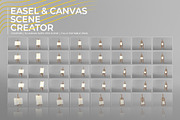 Easel & Canvas Scene Creator, a Product Mockup by KIPET (Thumbnail 18 of 18)