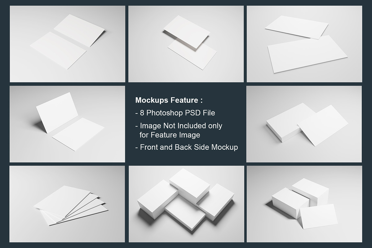 Business Card Mockups Vol-3, an Advertising Mockup by alimran24 (Photo 2 of 12)