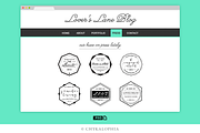 Honeycomb Geometric Badges PSD, a Templates & Theme by theBrandLab.io (Thumbnail 2 of 2)