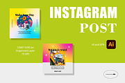 9 Gradient Bright Instagram Post, a Social Media Template by digitalsbydepi (Thumbnail 2 of 5)