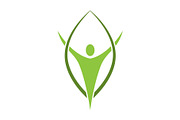 Wellness logo design template, a Branding & Logo Template by Sumberpangan (Thumbnail 1 of 3)
