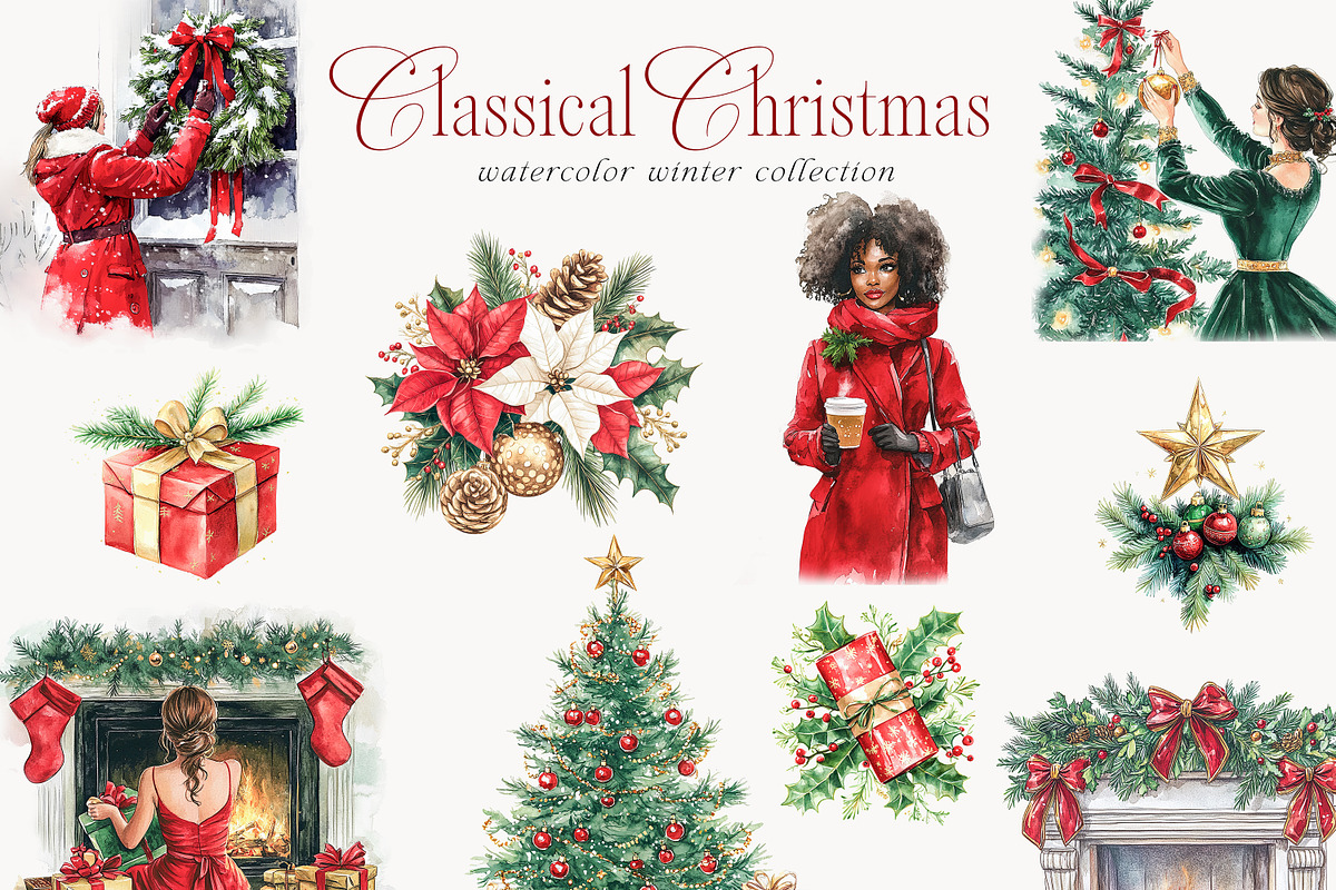 New! Winter Christmas Edition, a Seasonal Illustration by Isabelle Salem (Photo 52 of 227)
