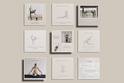 Yoga Studio Instagram Template Canva, a Social Media Template by NoheaDesignShop (Thumbnail 6 of 12)