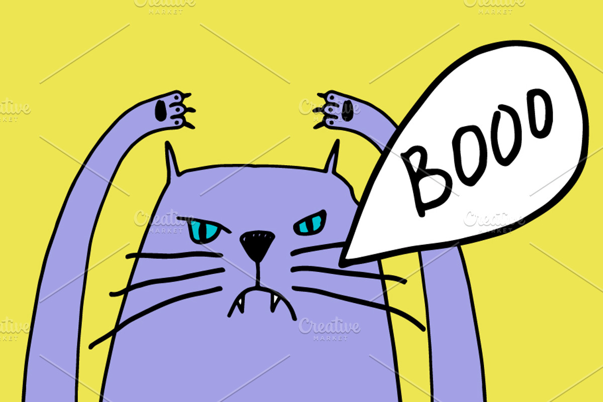 Angry Cat, an Illustration by ianakauri (Photo 3 of 5)