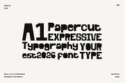 Patterst – PaperCut Display Font, a Symbol Font by Jadatype.id (Thumbnail 7 of 8)