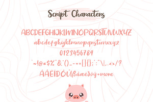 Pig Year 3 Font