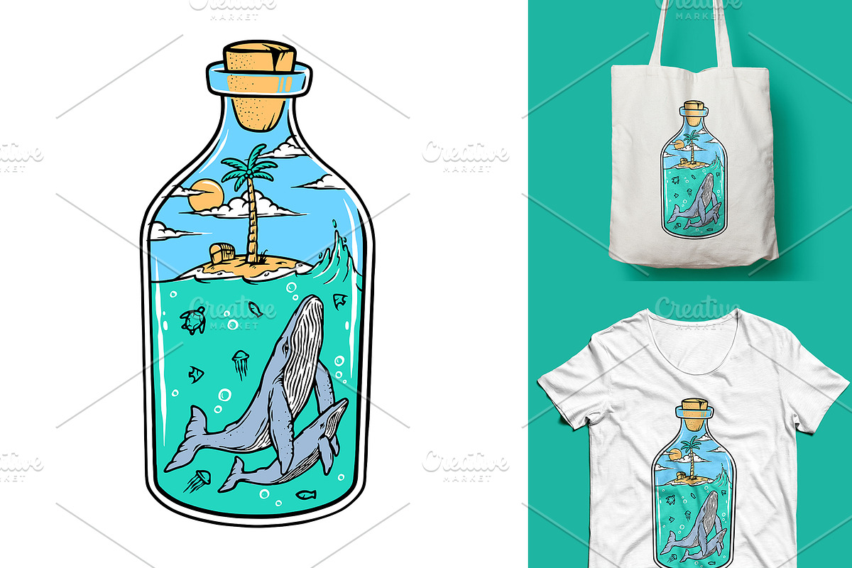 25 in 1 Bundle - Beach & Mountain, a Seasonal Illustration by gunaonedesign (Photo 4 of 21)