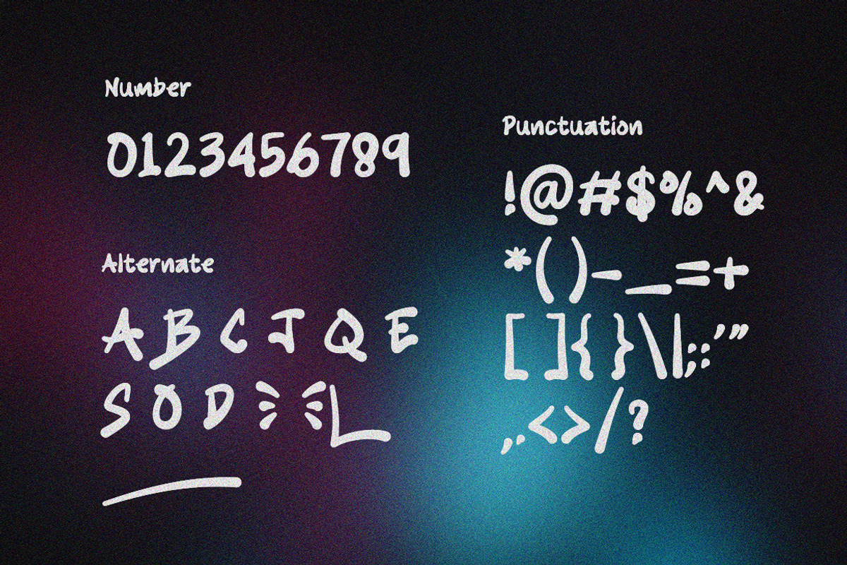 Old Vibes - Display Font, a Handwritten Font by ENATIVE (Photo 3 of 6)