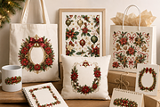 50 Christmas frames borders ribbons, a Decorative Illustration by HeavensStar (Thumbnail 2 of 8)