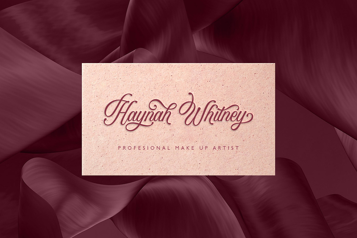 Aurethia - Beauty Calligraphy Font, a Script Font by Subectype Studio (Photo 6 of 15)