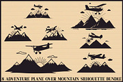 Adventure Plane & Mountain Set, an Illustration by BIPLOB EXPERT (Thumbnail 1 of 9)