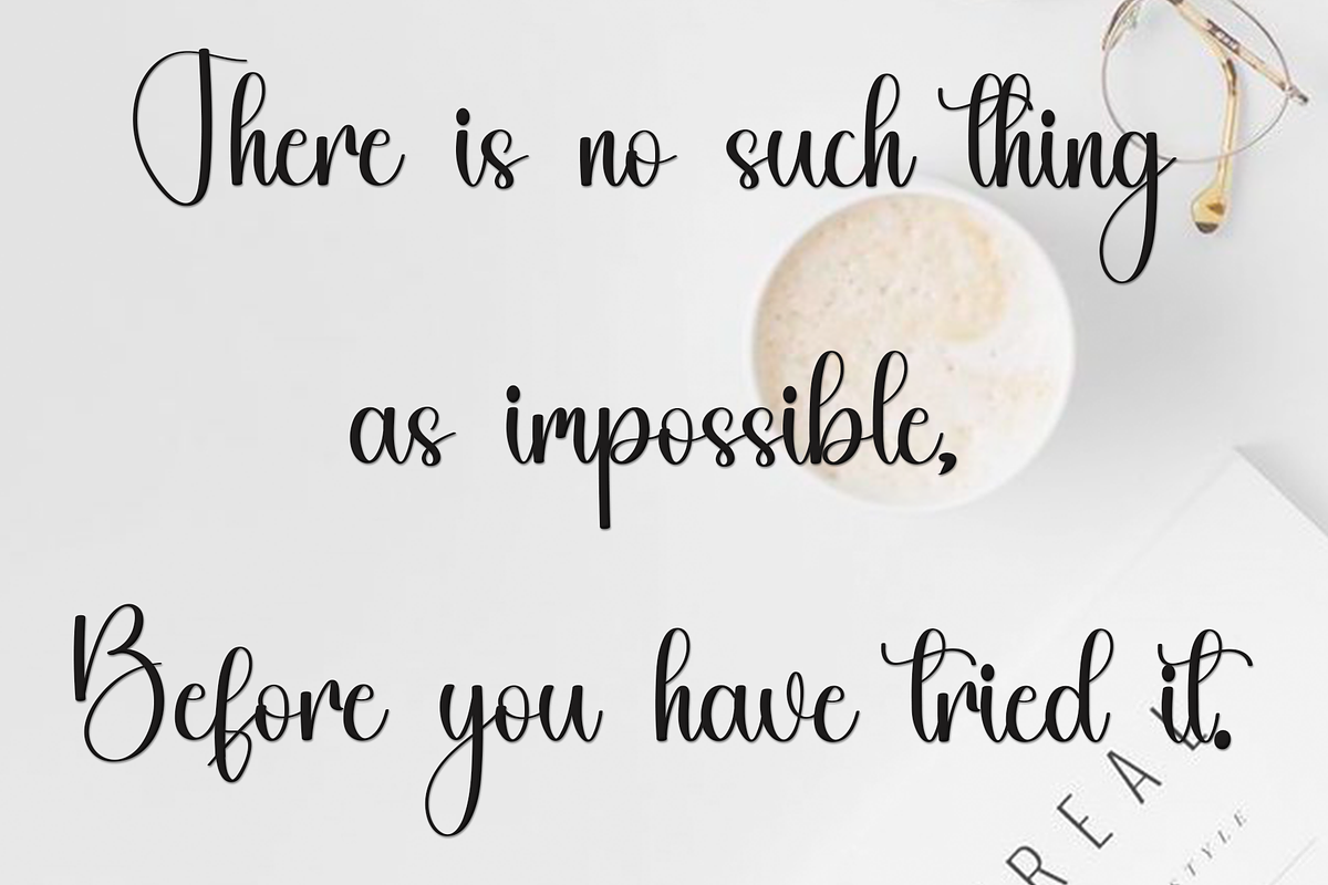 Background Magnolia, a Handwritten Font by FreshTypeINK (Photo 8 of 8)