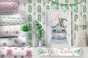 Cute Hippo & Friends Safari Animals, an Animal Illustration by Ann Art Houze (Thumbnail 10 of 15)
