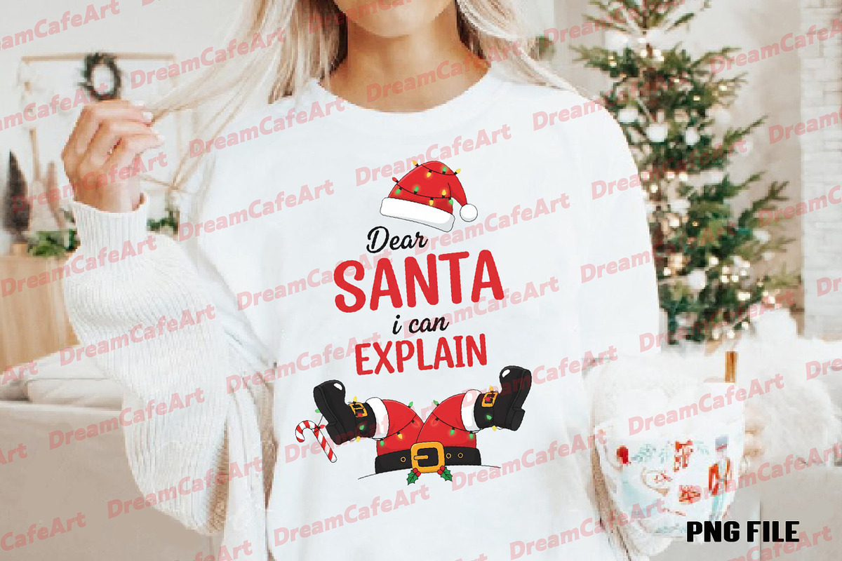 Dear Santa I Can Explain PNG, an Illustration by DreamCafeArt (Photo 2 of 4)
